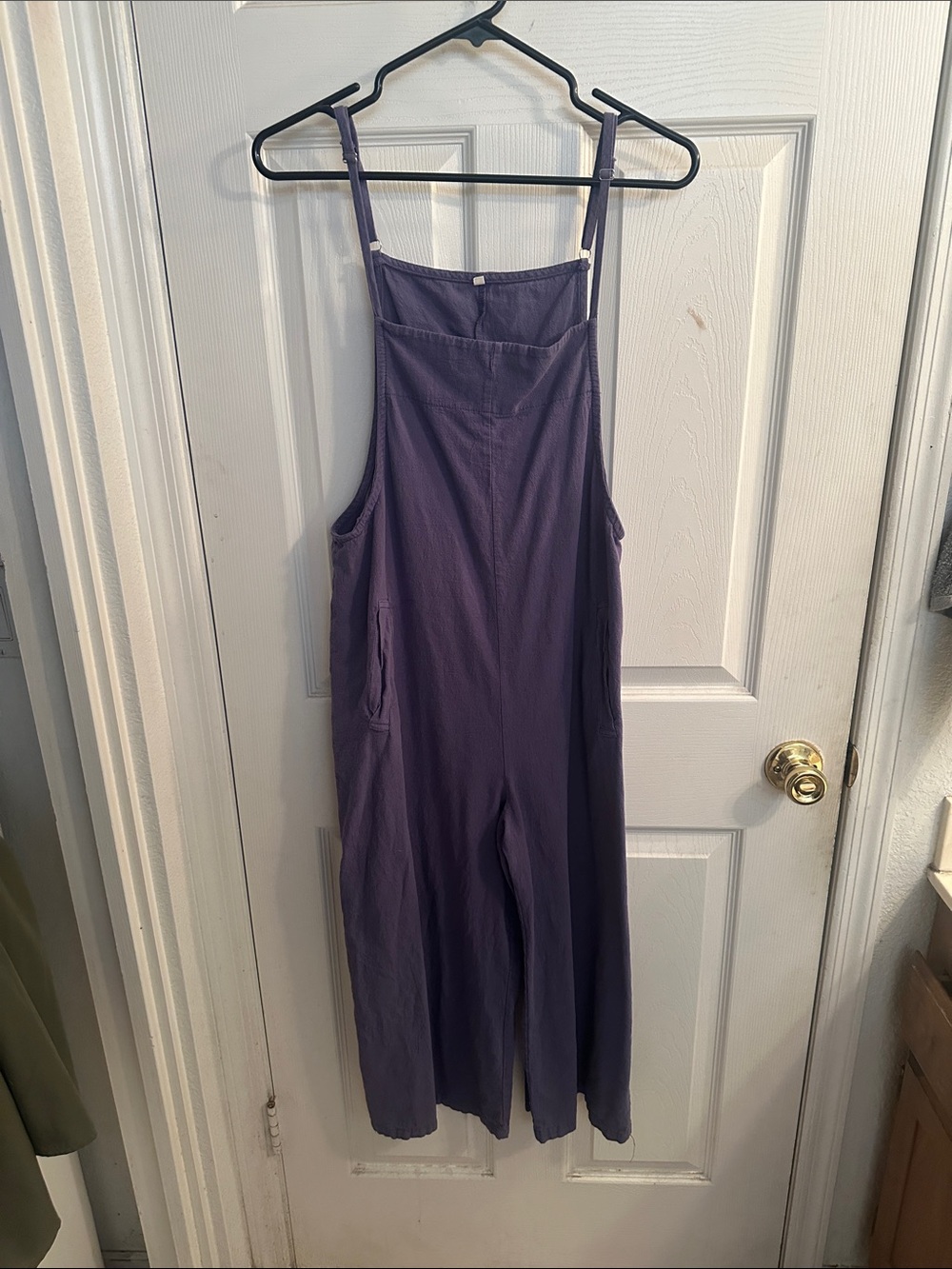 Amazon Purple Wide Leg Jumpsuit Overalls